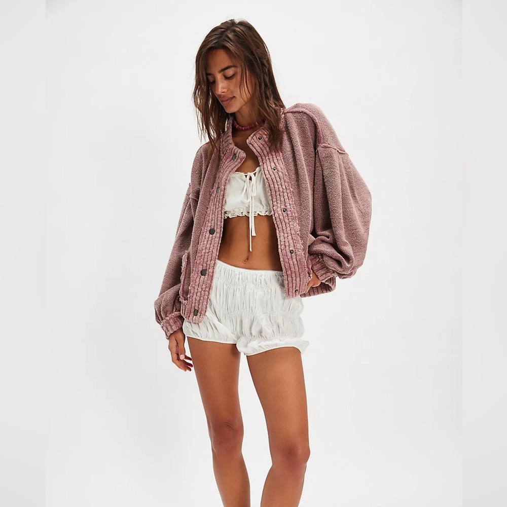 We The Free Cute In This Cardi Mauve - Picture 3 of 7